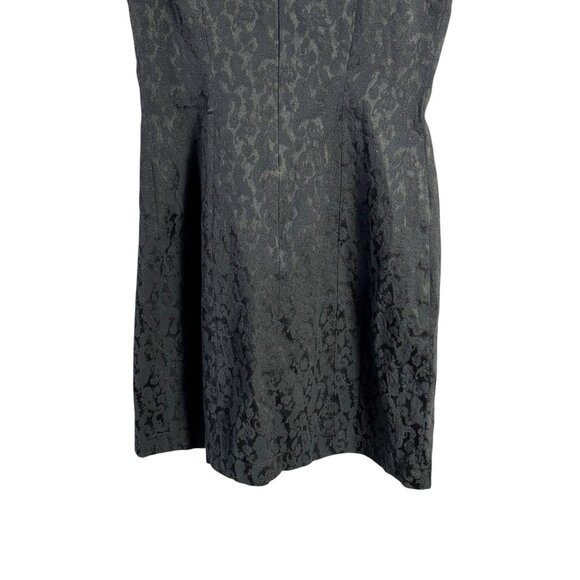 90s Y2K Express Black Paisley Tank Mini Dress 7/8 Whimsygoth Romantic Vampire - Picture 3 of 7